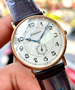 LONGINES PRESENCE ROSE GOLD 18K L4.785.8.73.1