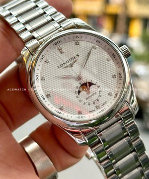 LONGINES MASTER MOONPHASE DIAMOND WHITE L2.909.4.77.6