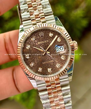 ROLEX DATEJUST 126231 CHOCOLATE DIAMOND DIAL