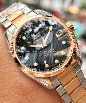 OMEGA SEAMASTER  AQUA TERA DIAMOND CO-AXIAL  