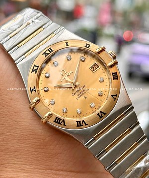 OMEGA CONSTELLATION 111.20.36.20.58.001 Dial Champagne