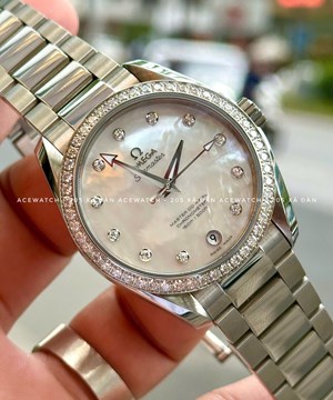 OMEGA SEAMASTER AQUA TERRA MOTHER OF PEARL  23115392155001
