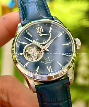 Orient Star OpenHeart 50h - RE-AT0006L - Blue