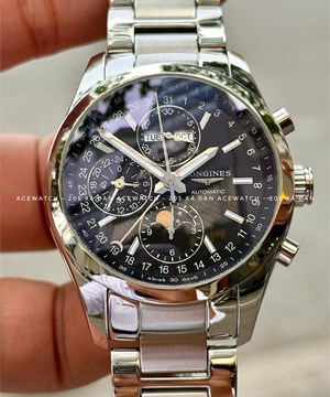 LONGINES CONQUEST CLASSIC CALENDAR MOONPHASE CHRONOGAPH L2.798.4.52.6