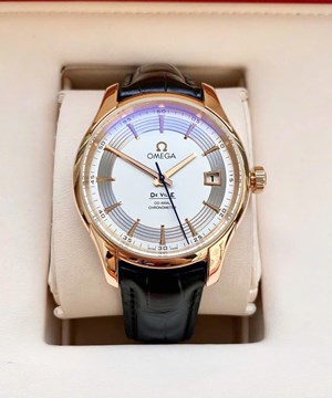 OMEGA DEVILLE HOUR VISION VÀNG ĐÚC 431.63.41.21.02.001 
