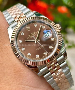 ROLEX DATEJUST 126331 CHOCOLATE DIAMOND DIAL