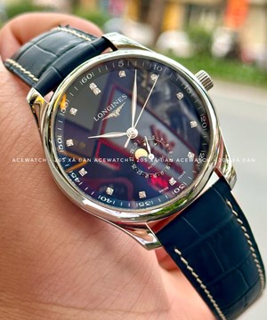 LONGINES MASTER MOONPHASE DIAMOND BLUE L2.909.4.97.0