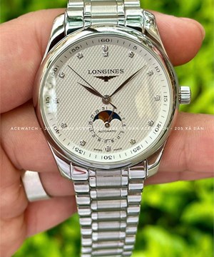 LONGINES MASTER MOONPHASE DIAMOND WHITE  L2.909.4.77.6